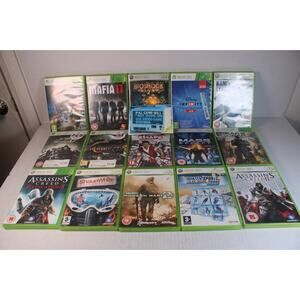 Xbox 360 Game Bundle 15 Games Pal Region, Most have manuals, work great